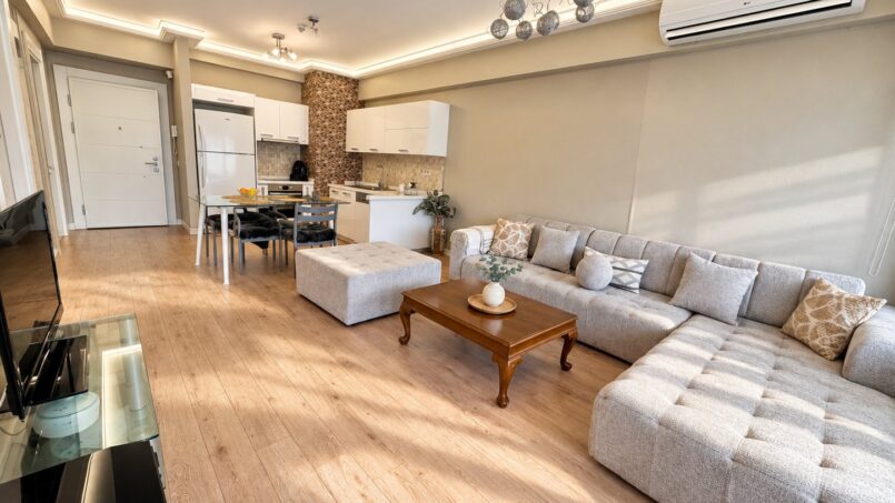 Sinpaş İncek Life 1+1 daire salon ve açık mutfak